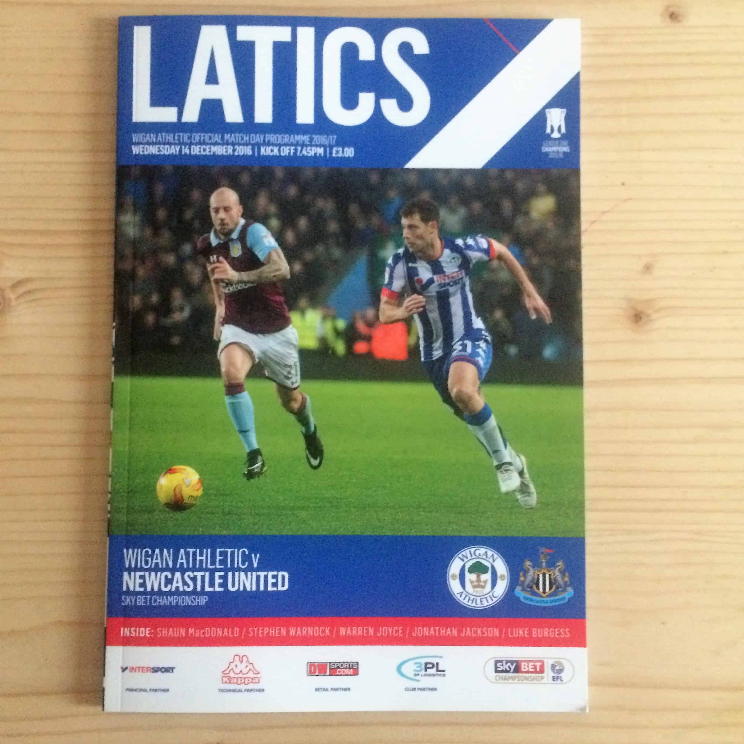 Wigan Athletic FC v Newcastle United FC